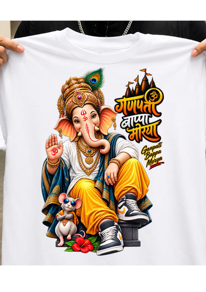 Ganpati Bappa Morya – Premium Graphic T-Shirt