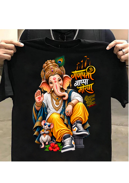 Ganpati Bappa Morya – Premium Graphic T-Shirt