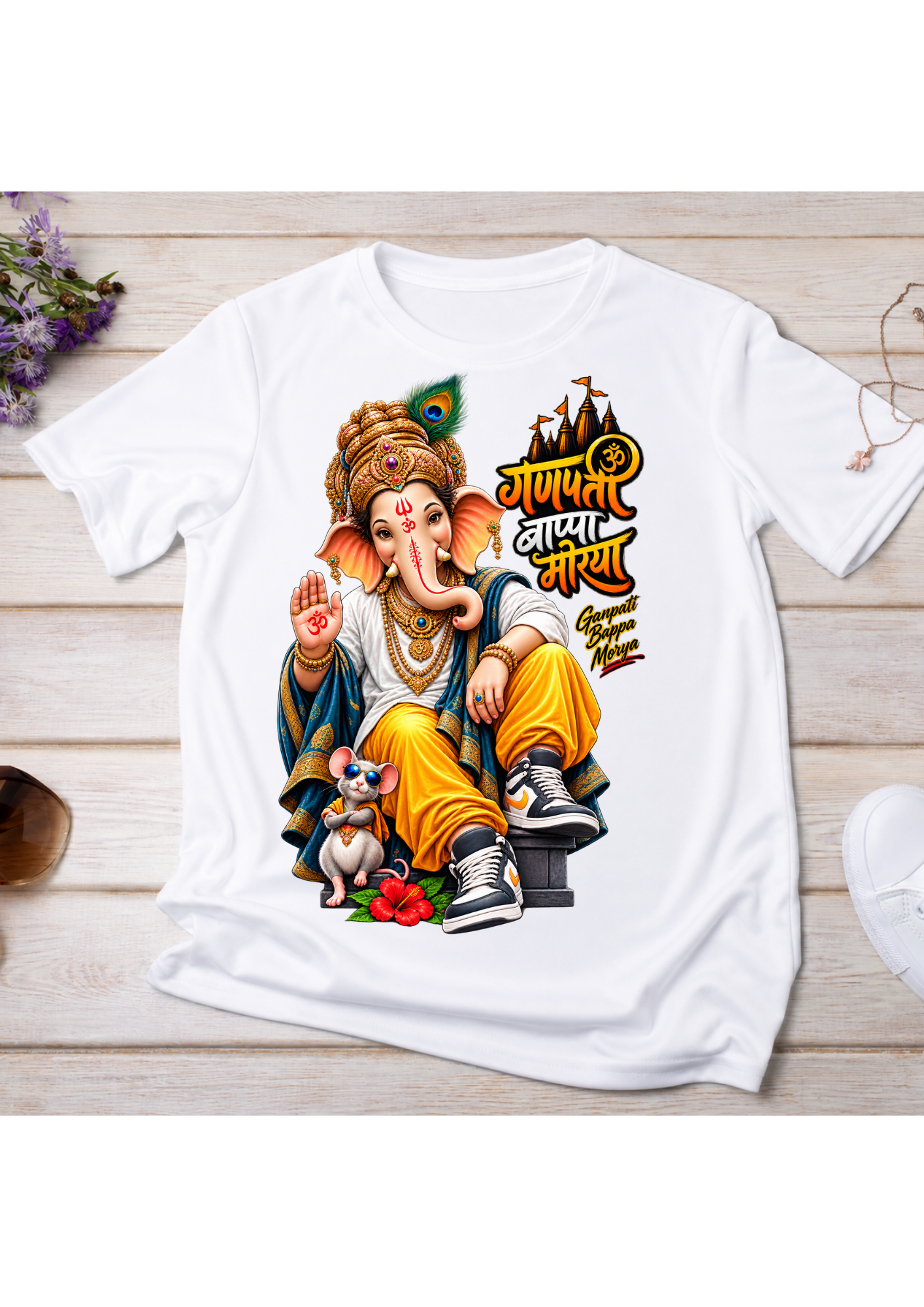 Ganpati Bappa Morya – Premium Graphic T-Shirt