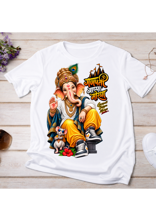 Ganpati Bappa Morya – Premium Graphic T-Shirt
