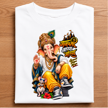 Ganpati Bappa Morya – Premium Graphic T-Shirt