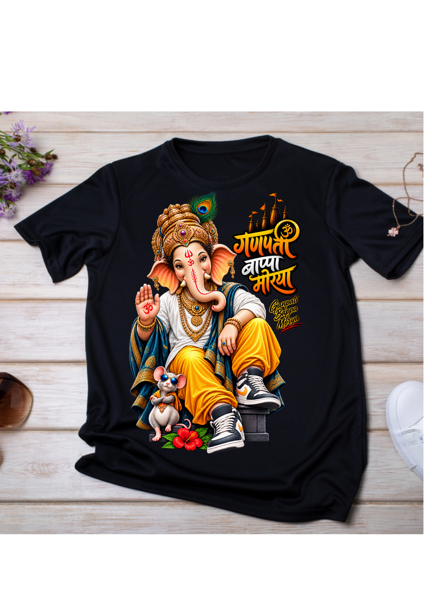 Ganpati Bappa Morya – Premium Graphic T-Shirt